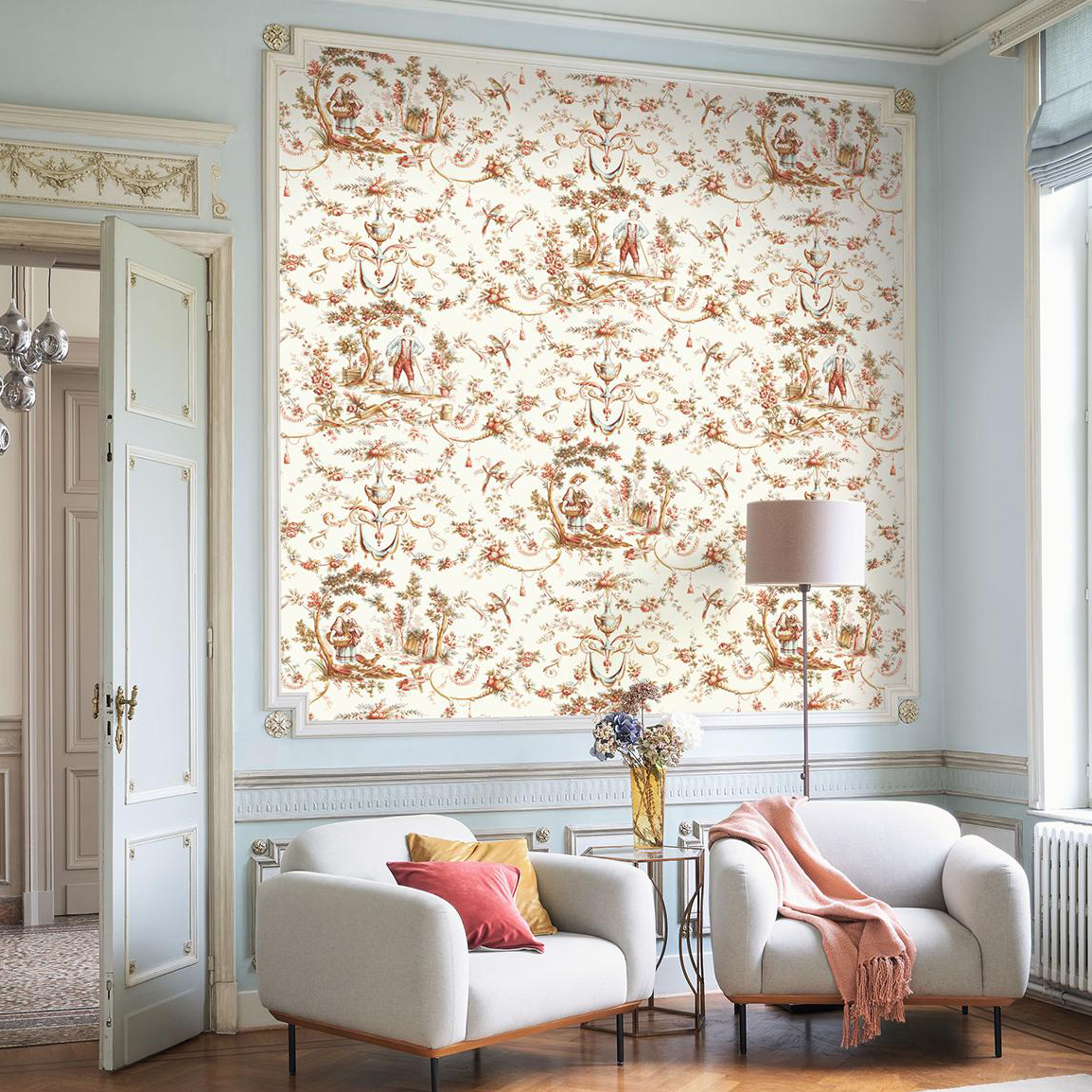 Intricate Vintage Patterned Premium Quality Wallpaper – WallMantra